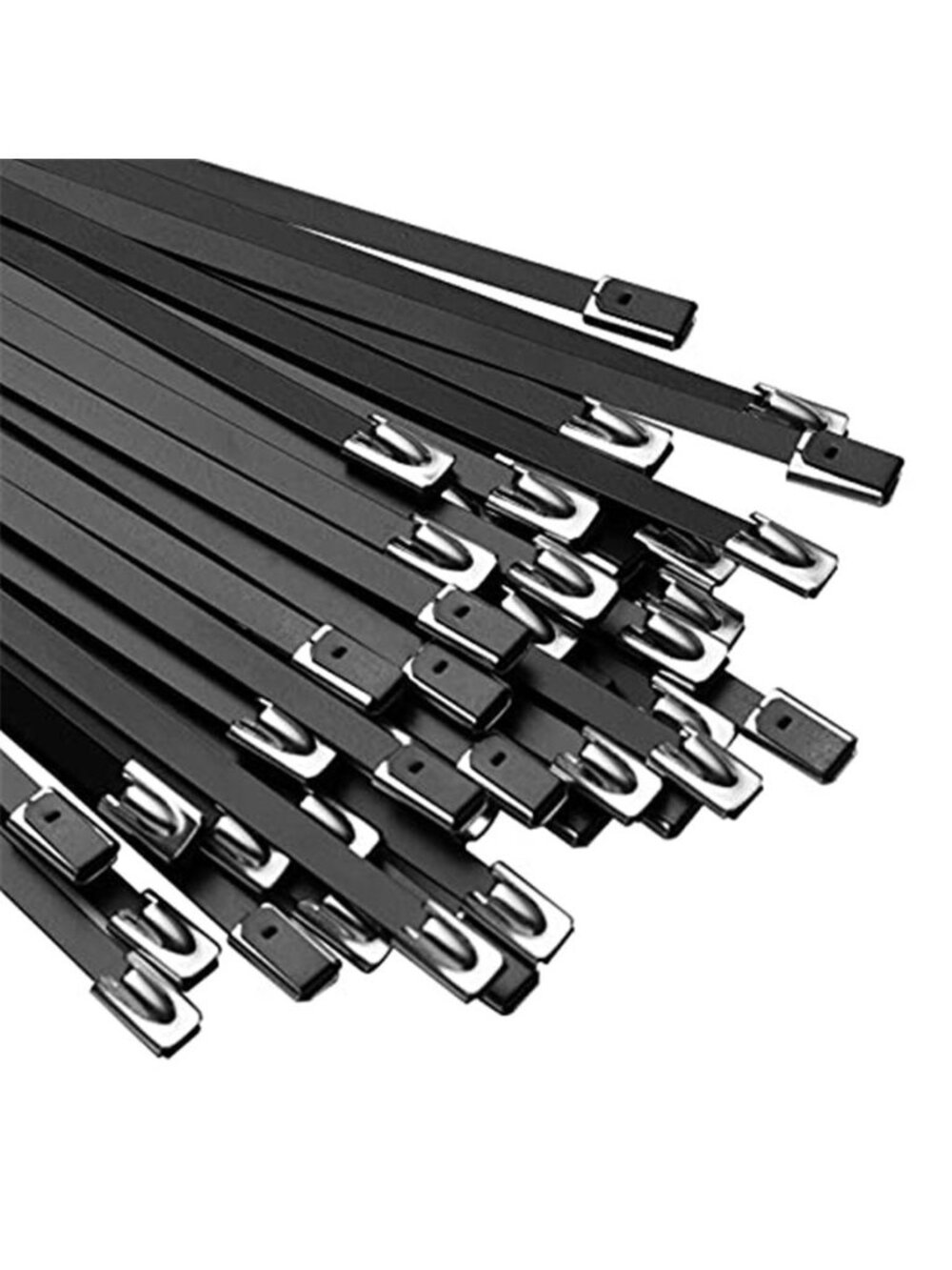 Stainless Steel Cable Ties Heavy Duty Black Zip Ties 15 Inch Metal Wire Fastener